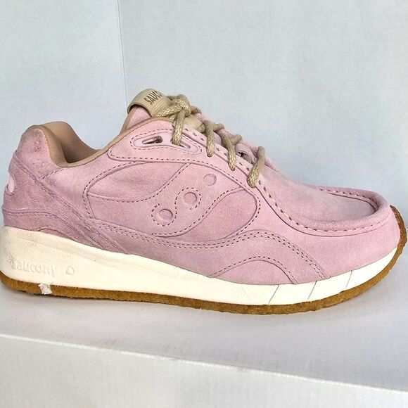 Saucony Shoes - Saucony Shadow 6000 Moc Pink Gum Suede Sneakers W8 M6.5 NIB Retro
